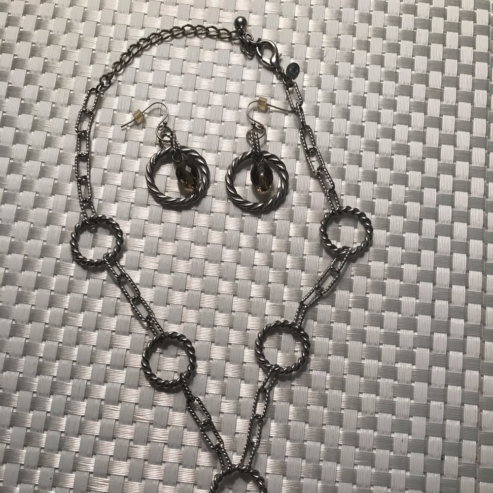 Chico’s necklace and earrings set